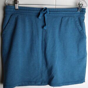 Members Mark Blue Soft Casual Skort Skirt Women's Medium Comfy